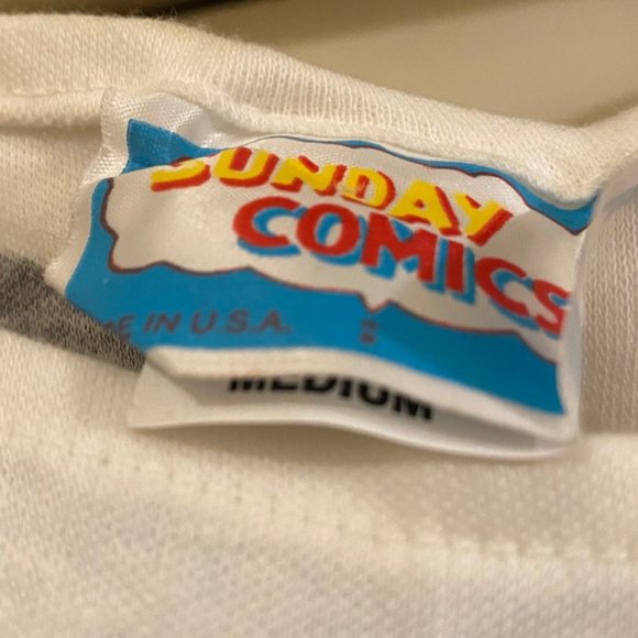 Sunday Comics Vintage Mickey & Minnie Mouse Front & Back Design T-shirt - Picture 3 of 7